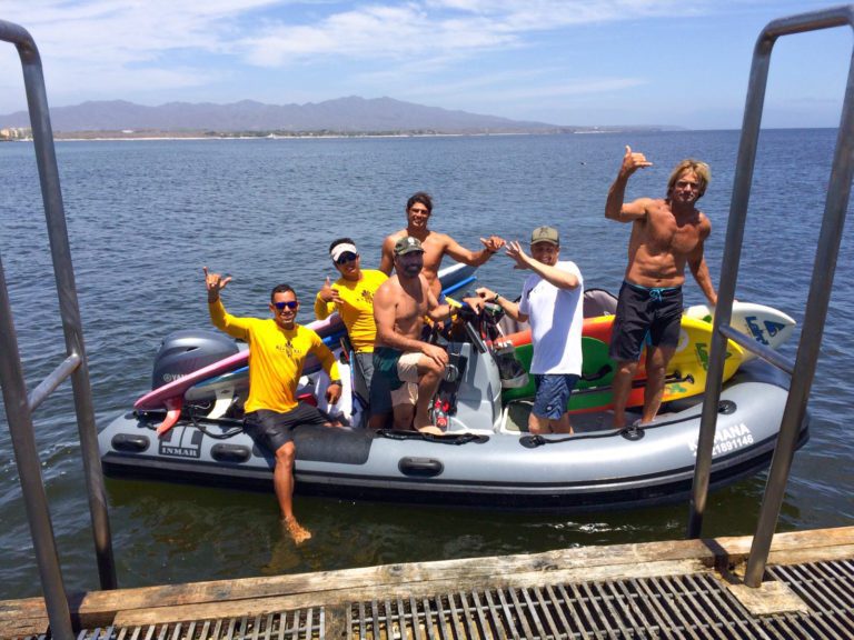 Surf Mexico “special forces” take legendary surfer Laird Hamilton to foil surf in Punta Mita